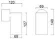 Avra Wall  Anti glare  Brass