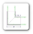 MULTILINEA  200 Semitrimless Support  Profile modules